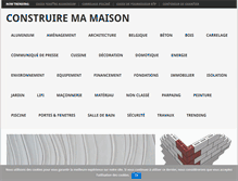 Tablet Screenshot of construiremamaison.net